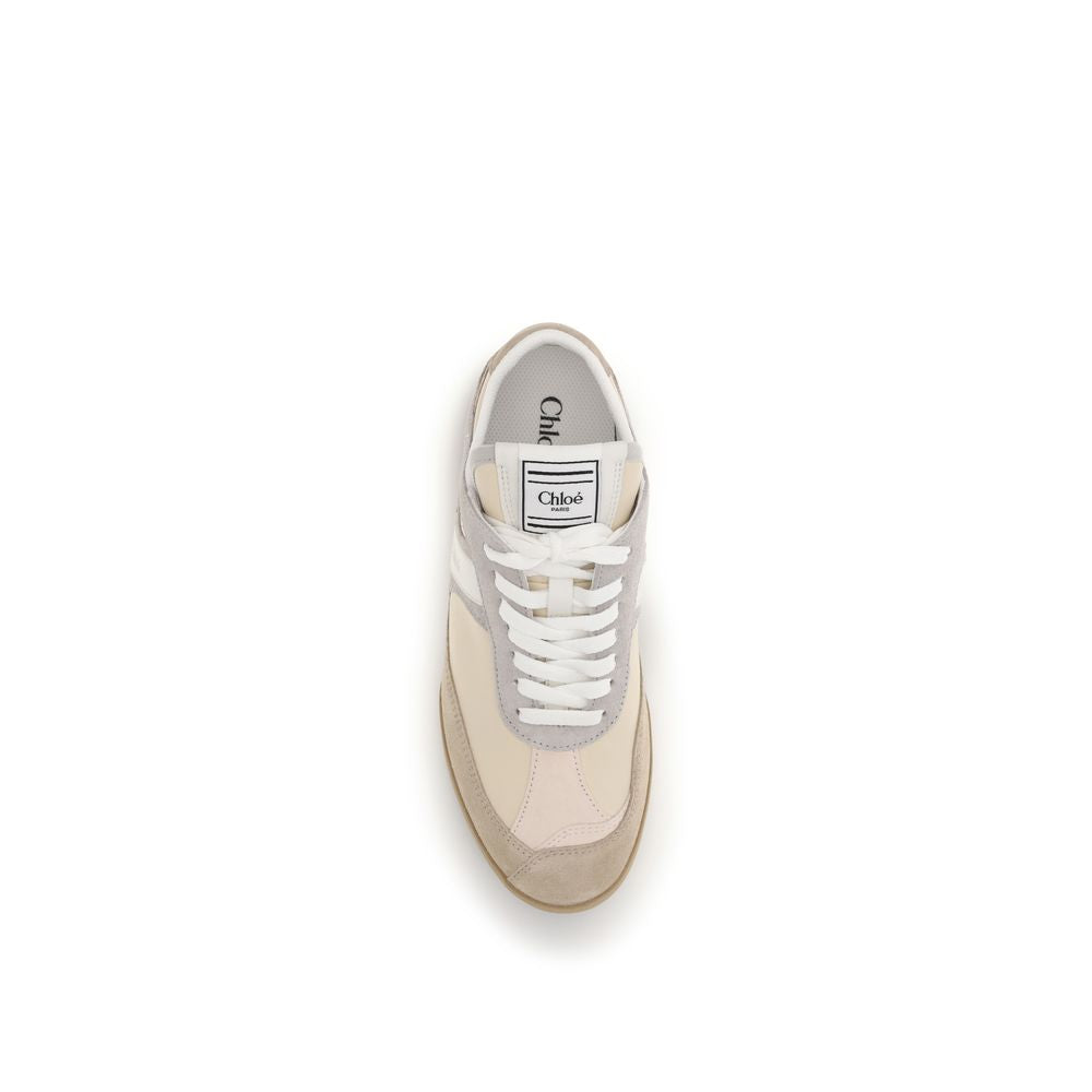 Chloé Beige Calf Leather Bos Taurus Athletic Sneakers-4