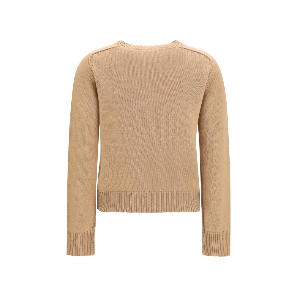 Burberry Beiger Kaschmirpullover-2