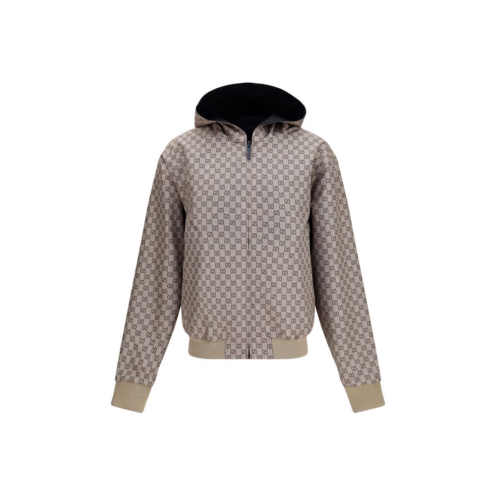 Gucci Schwarzer Bomber aus Polyester-2