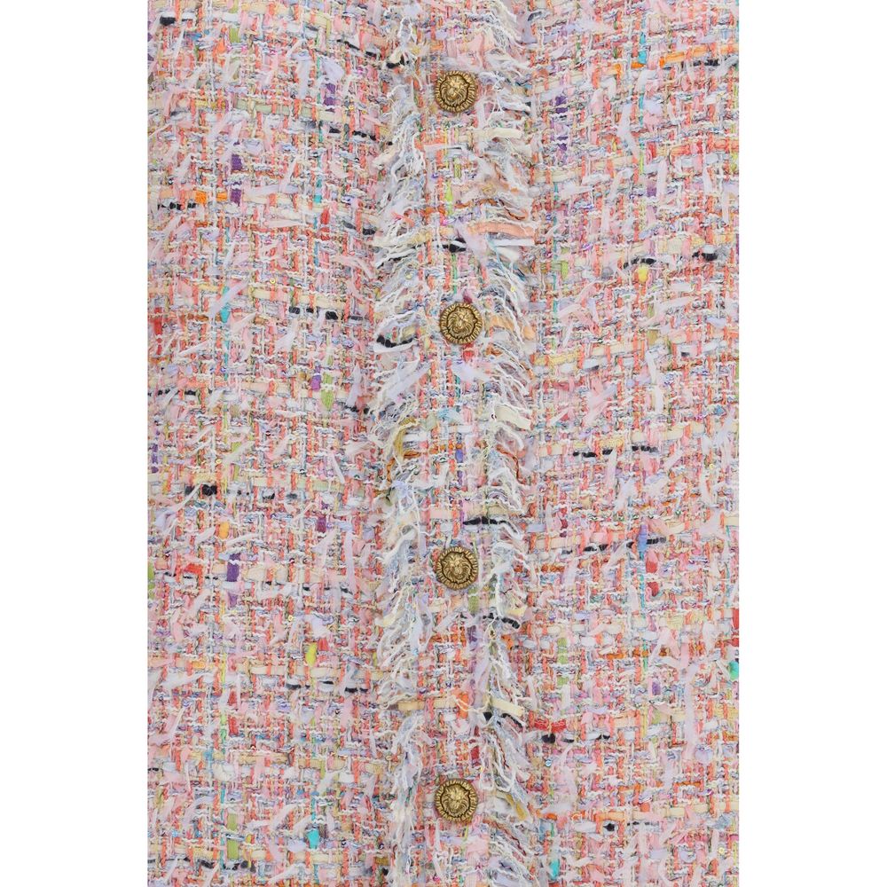 Balmain Mehrfarbiges Hemd aus Polyamid mit Muster-3