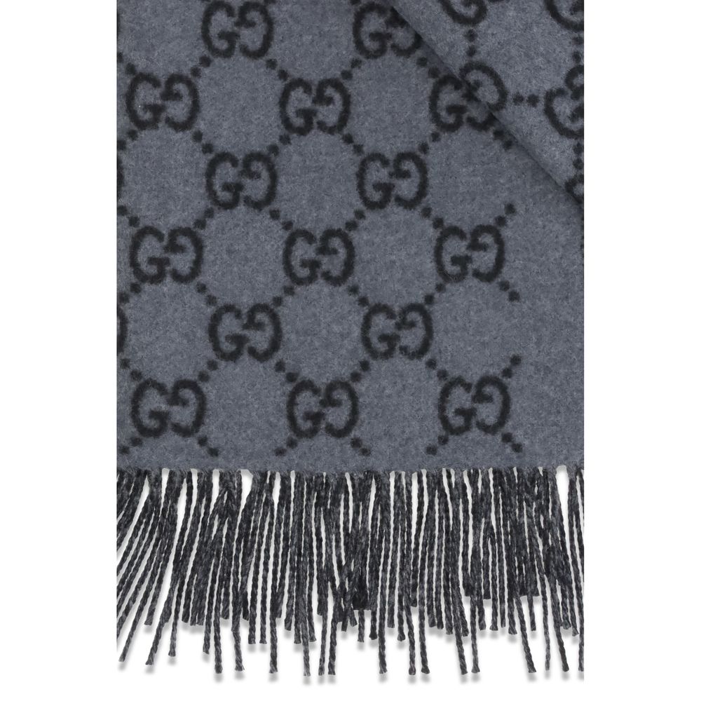 Gucci Blauer Kaschmir-Foulard-3