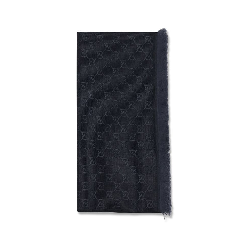 Gucci Black Wool Scarf-1