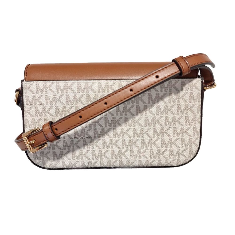 Michael Kors Beige Leather Crossbody Bag-2