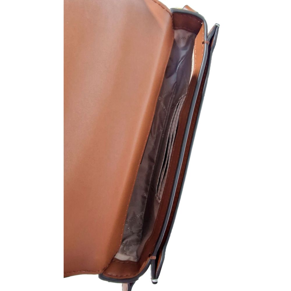 Michael Kors Beige Leather Crossbody Bag-3