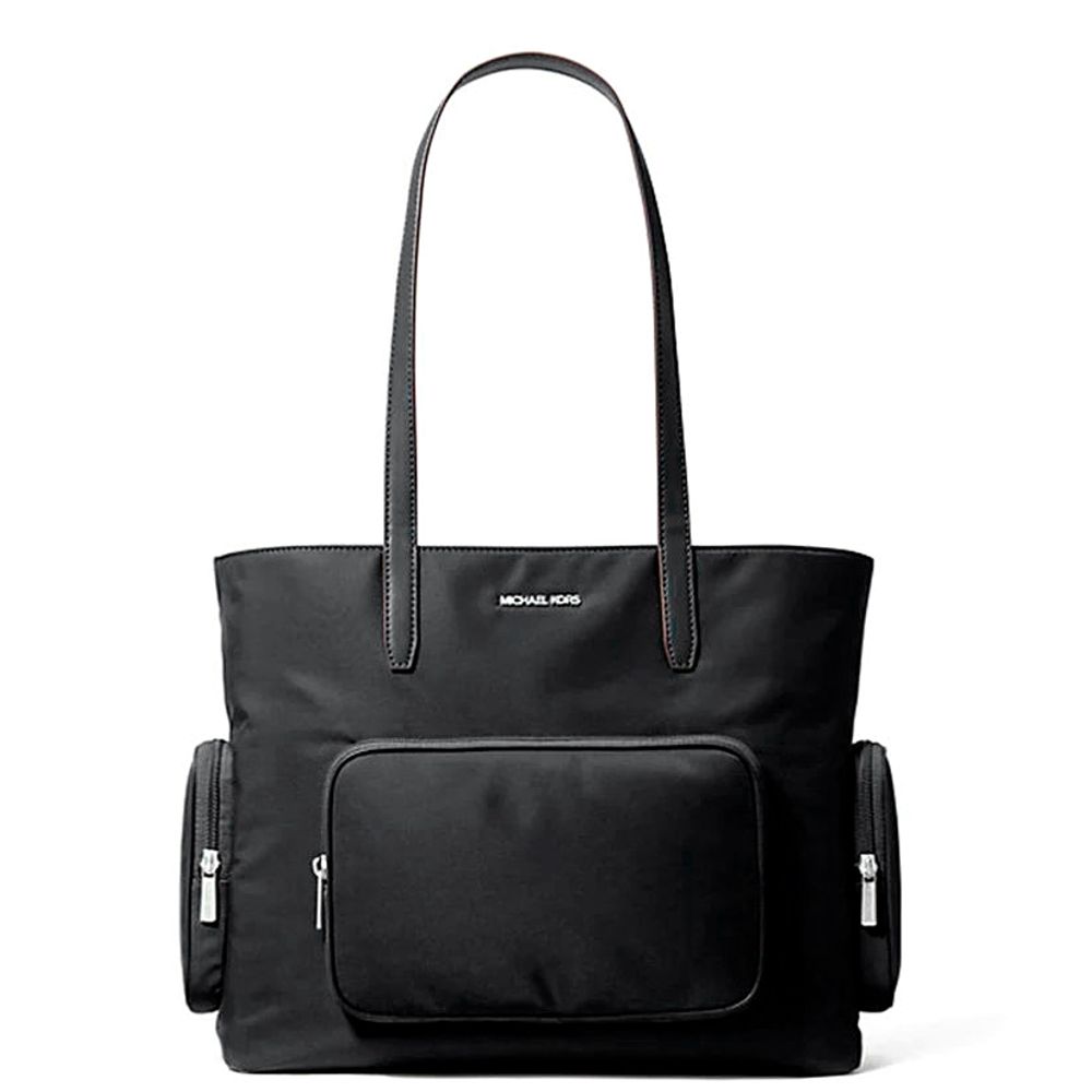 Michael Kors Schwarze Nylon-Tragetasche-1