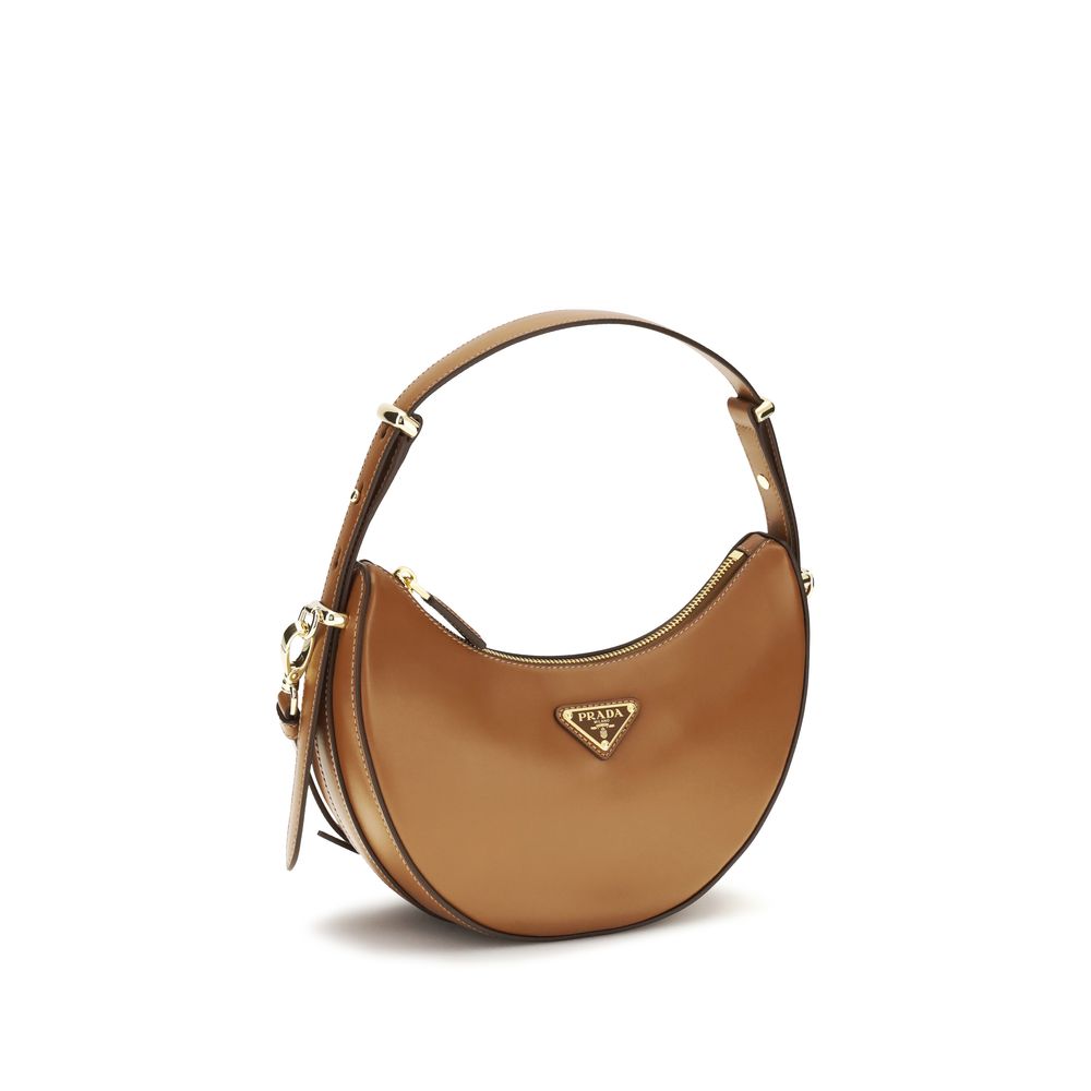 Prada Beige Calfskin Bos Taurus Shoulder Bag-2