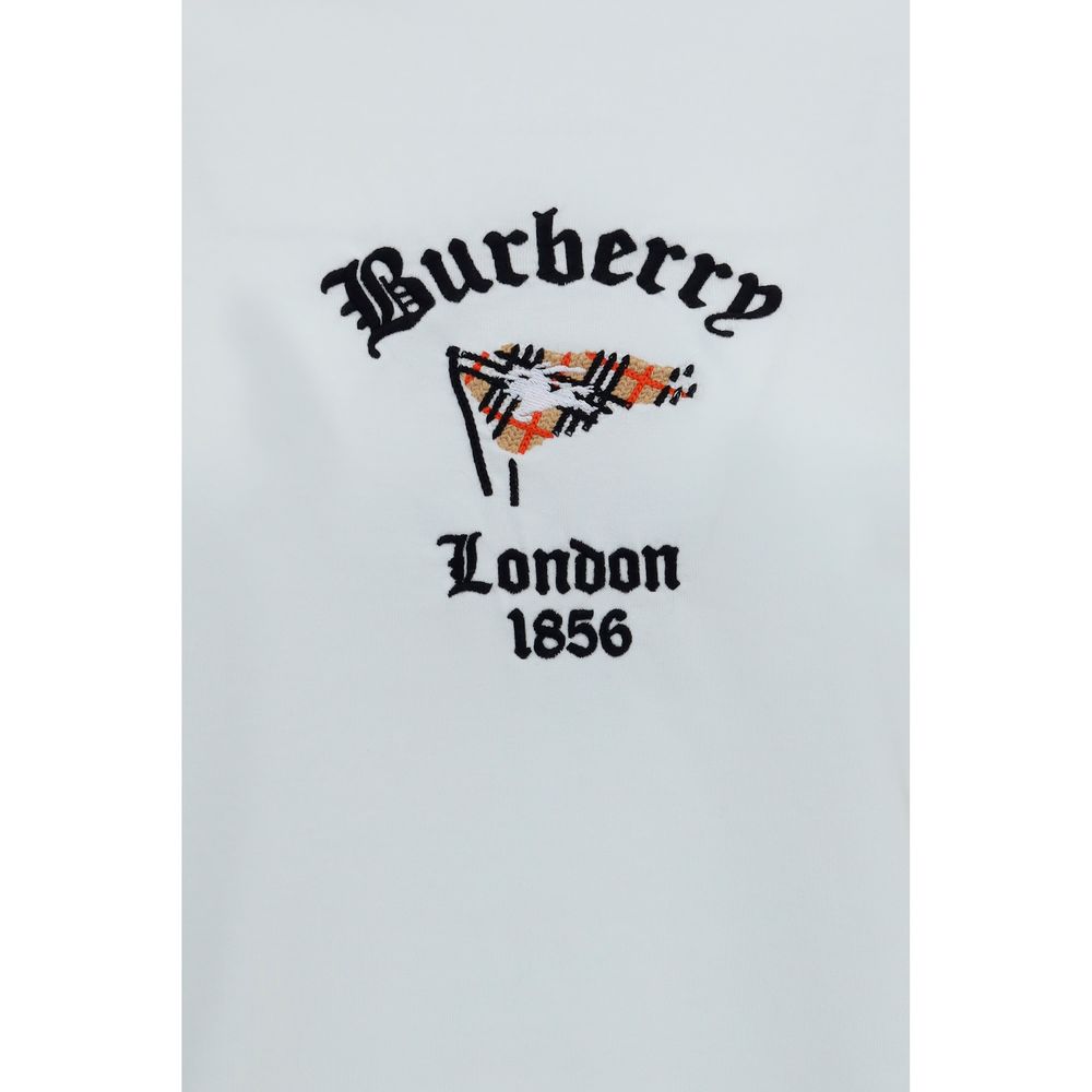 Burberry Weißes Baumwoll-T-Shirt-3