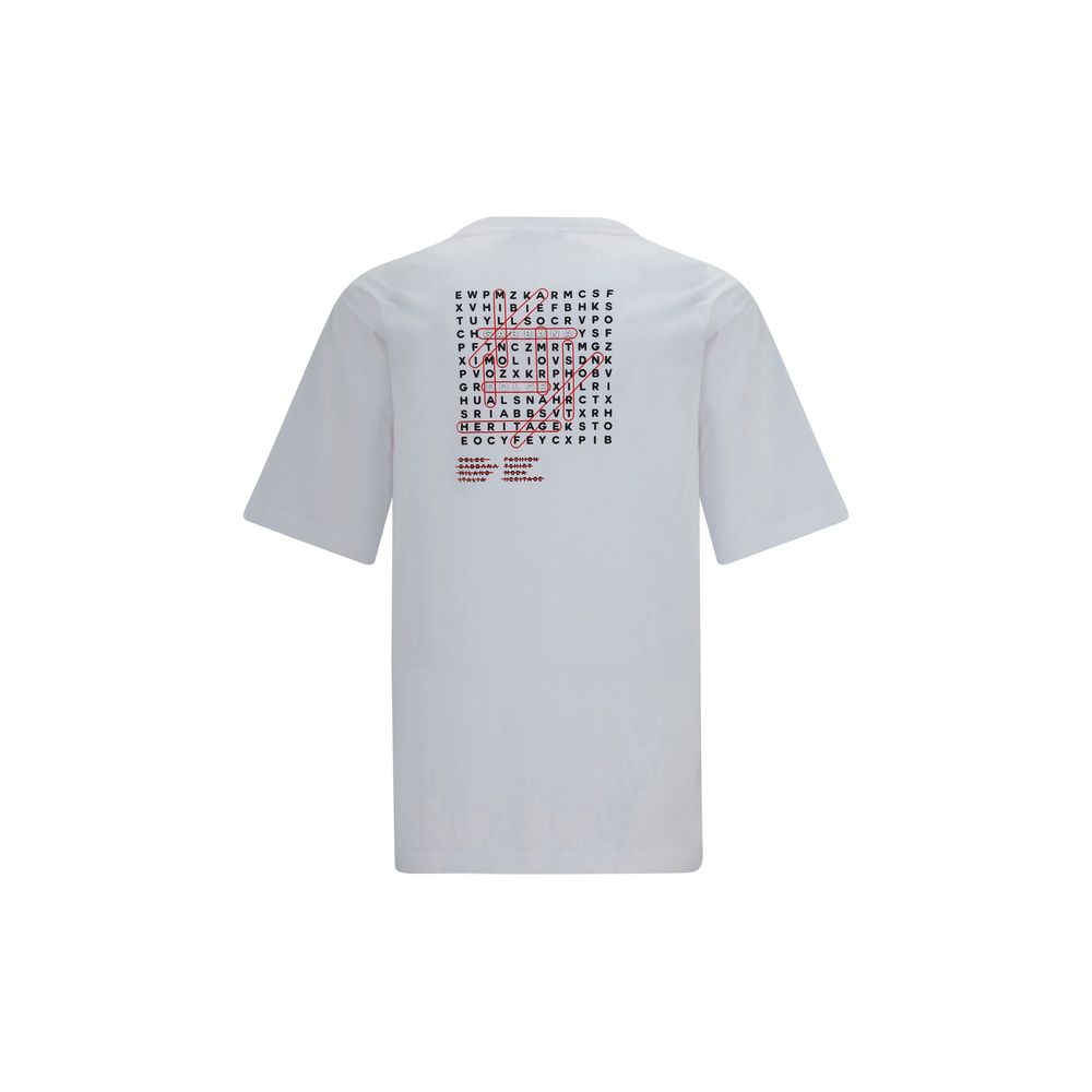Dolce & Gabbana Weißes Baumwoll-T-Shirt-2
