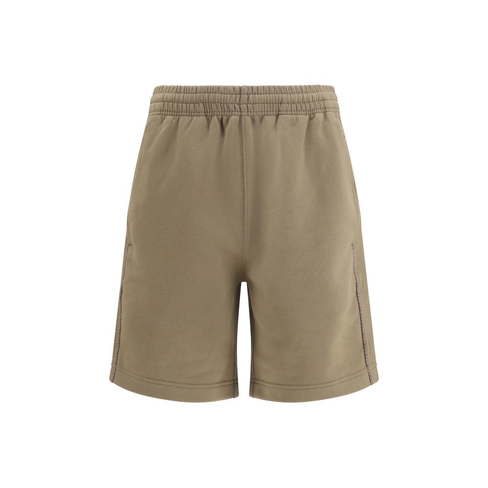 Burberry Braune Baumwoll-Bermudashorts-1
