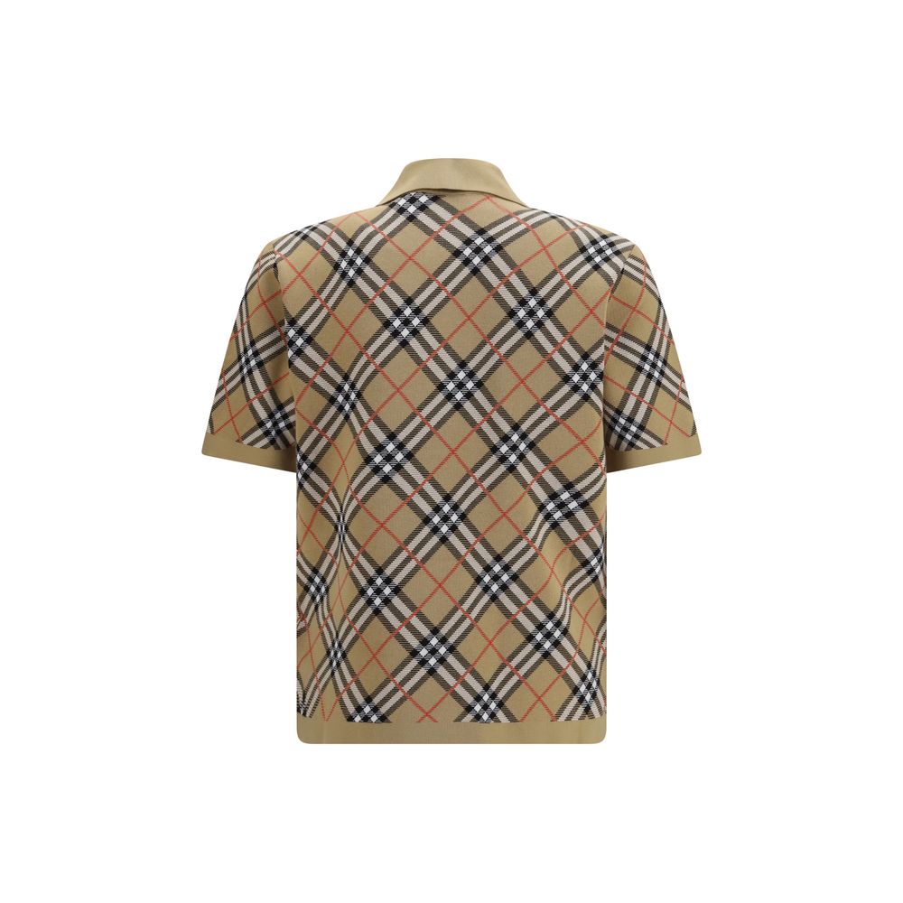 Burberry Beige Cotton Polo Shirt-2