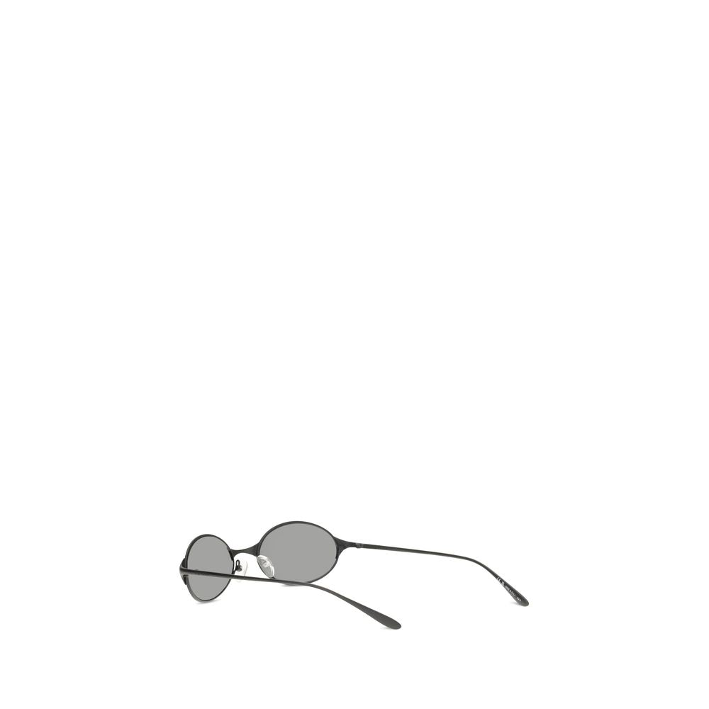 Alexander McQueen Graue Sonnenbrille aus Metall-3