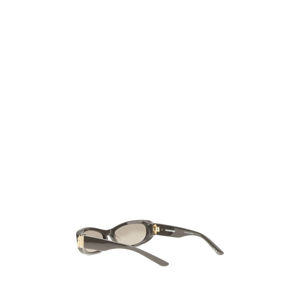 Balenciaga Braune Sonnenbrille aus Acetat-3