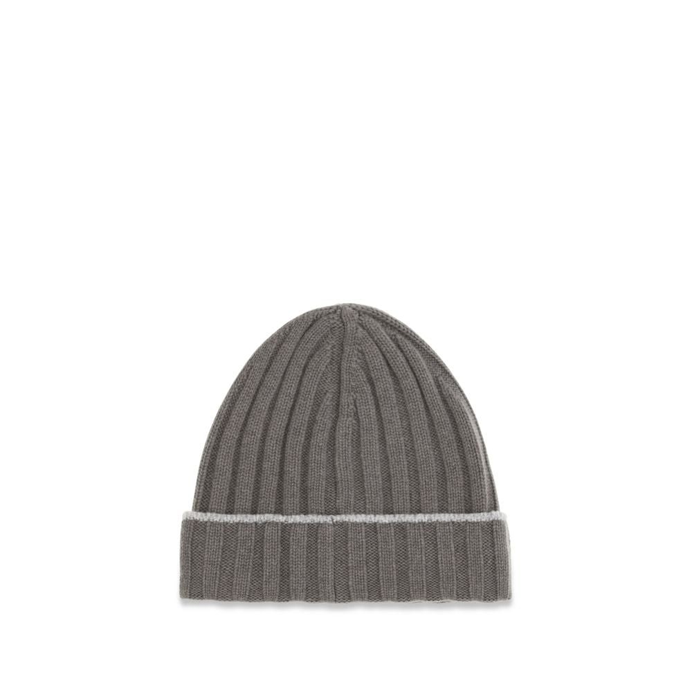 Brunello Cucinelli Two-Tone Cashmere Beanie
