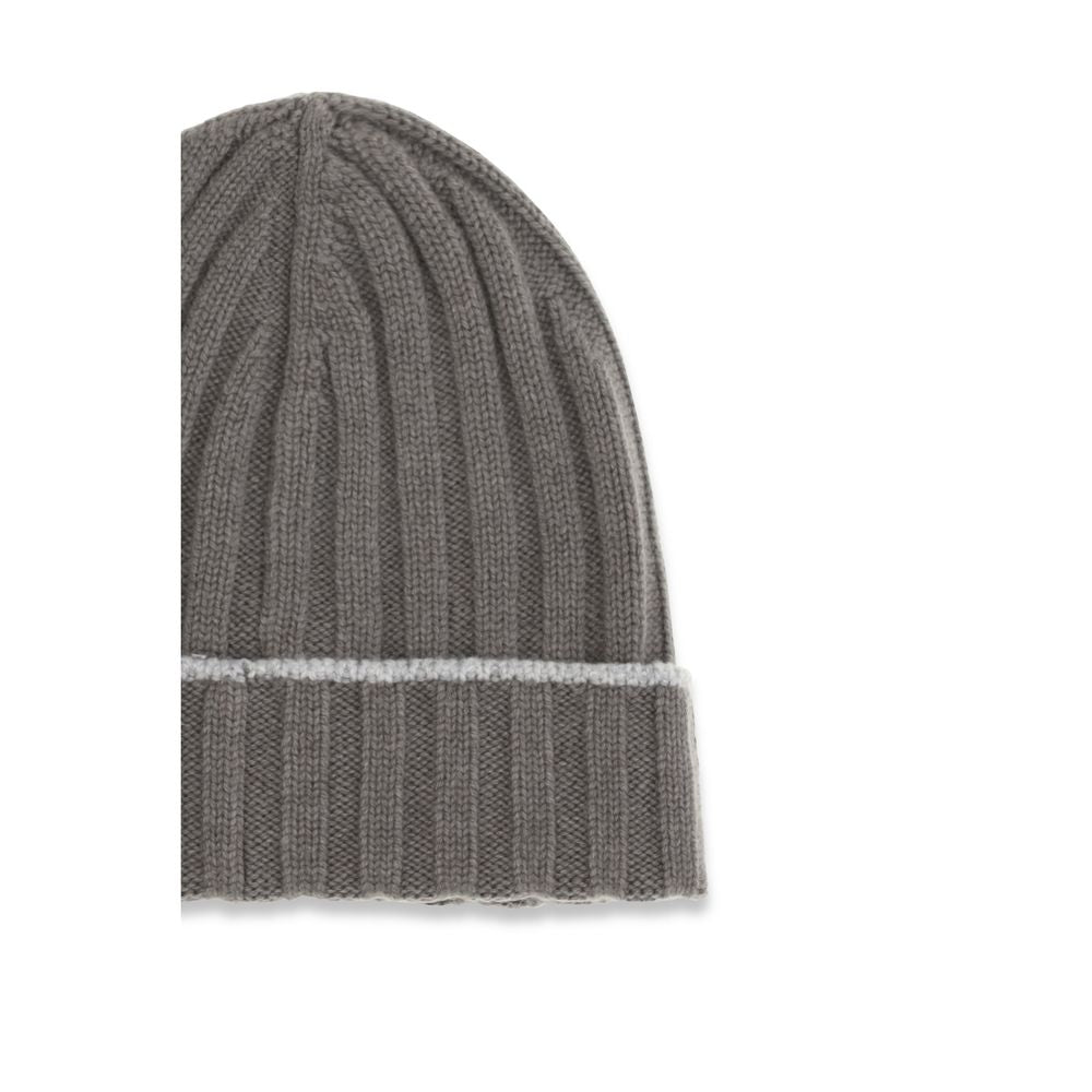 Brunello Cucinelli Two-Tone Cashmere Beanie-3