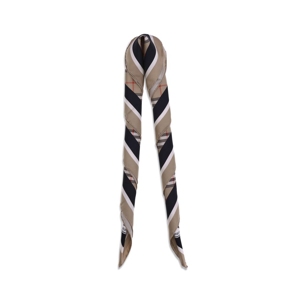 Burberry Beiger Seidenschal-2