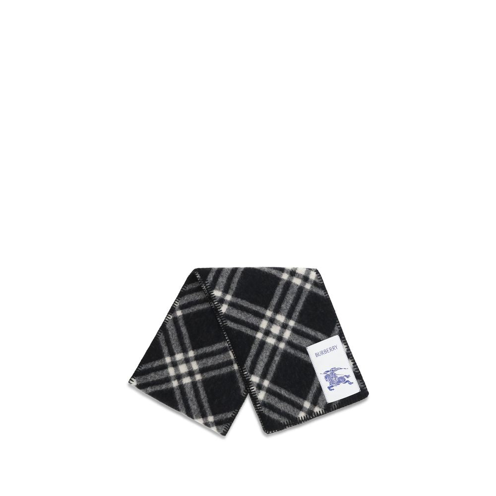 Burberry Schwarzer Wollschal-2