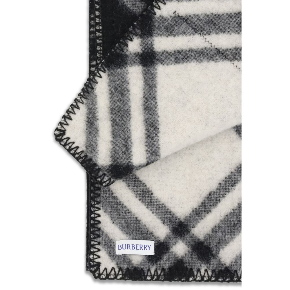 Burberry Schwarzer Wollschal-3