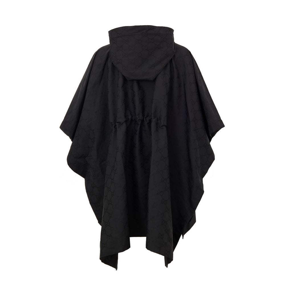 Gucci Schwarzer Trenchcoat aus Polyester-2