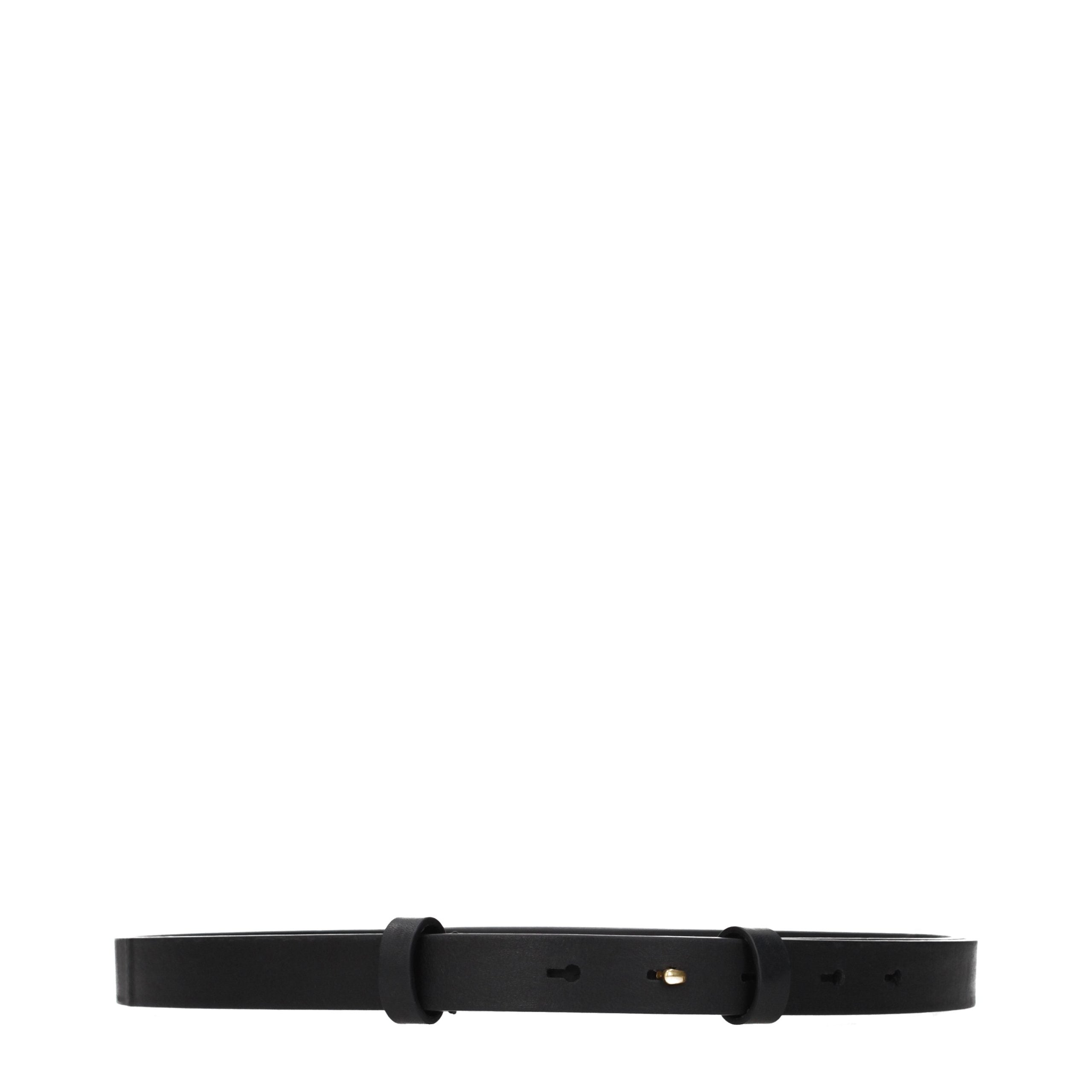 Burberry Schwarzer Ledergürtel Regular-2