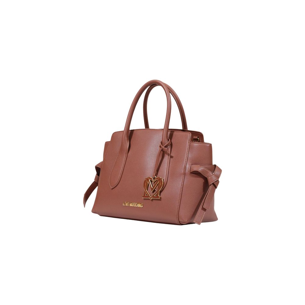 Love Moschino Braune Handtasche aus Polyethylen-2