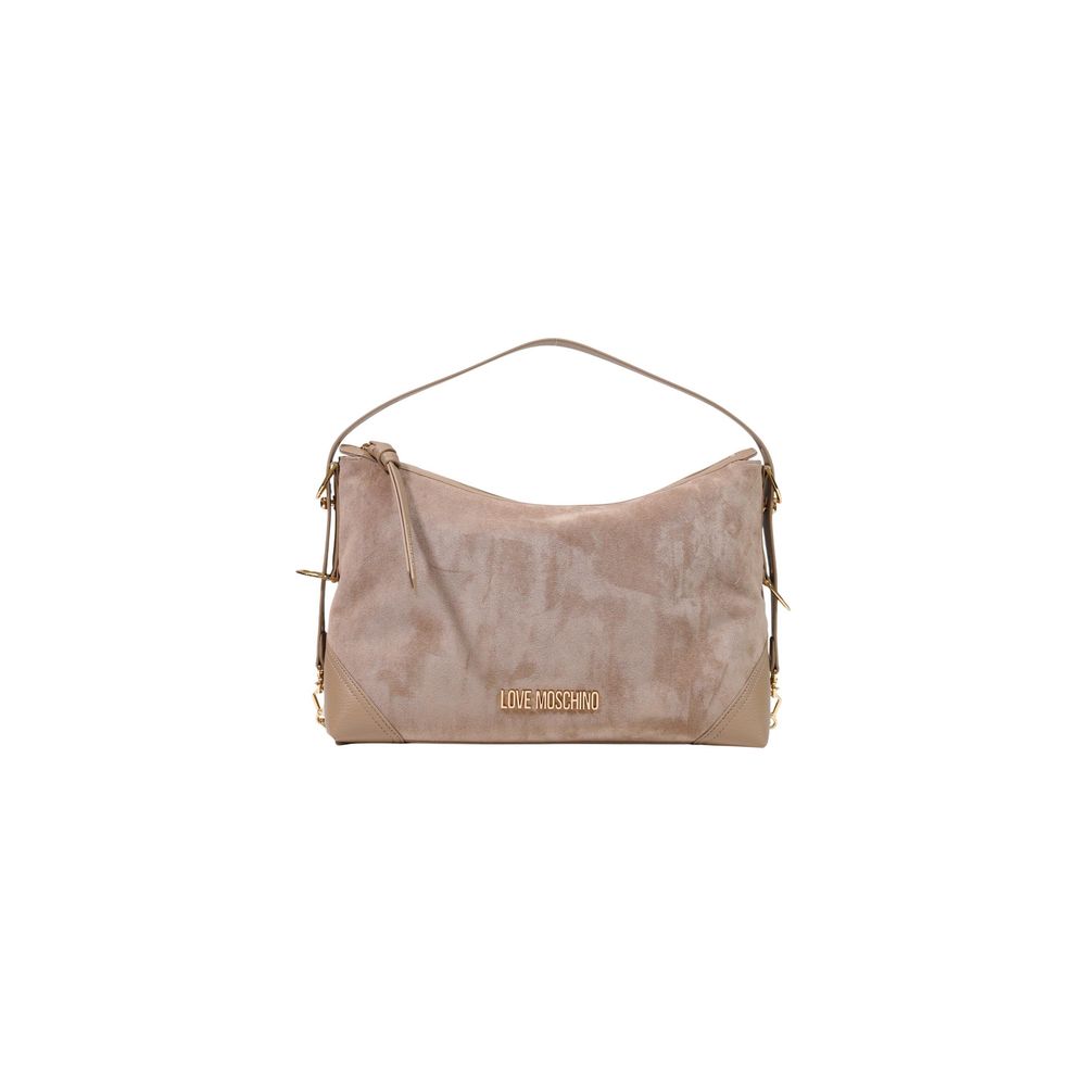 Love Moschino Beige Polyester Handtasche-1