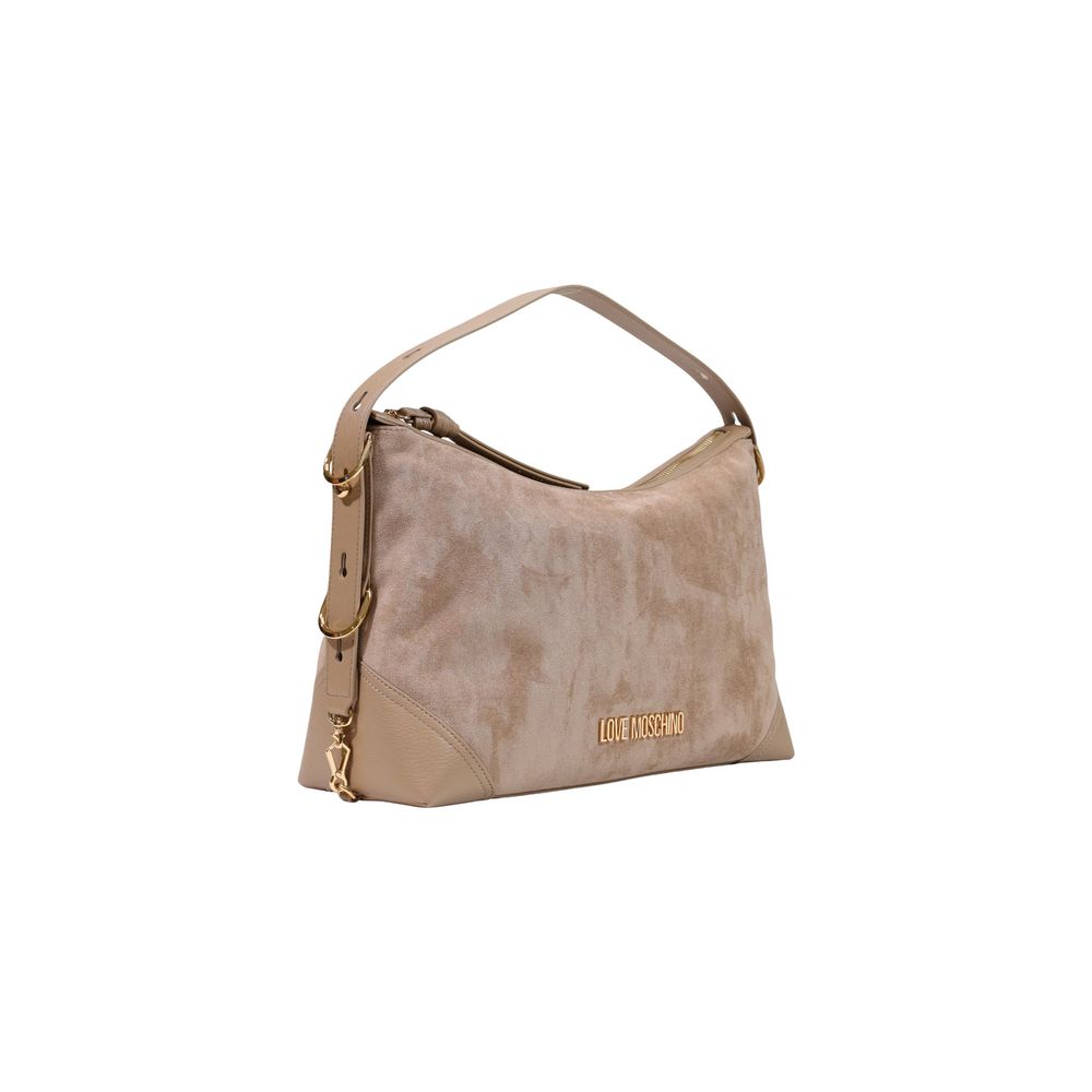 Love Moschino Beige Polyester Handtasche-2