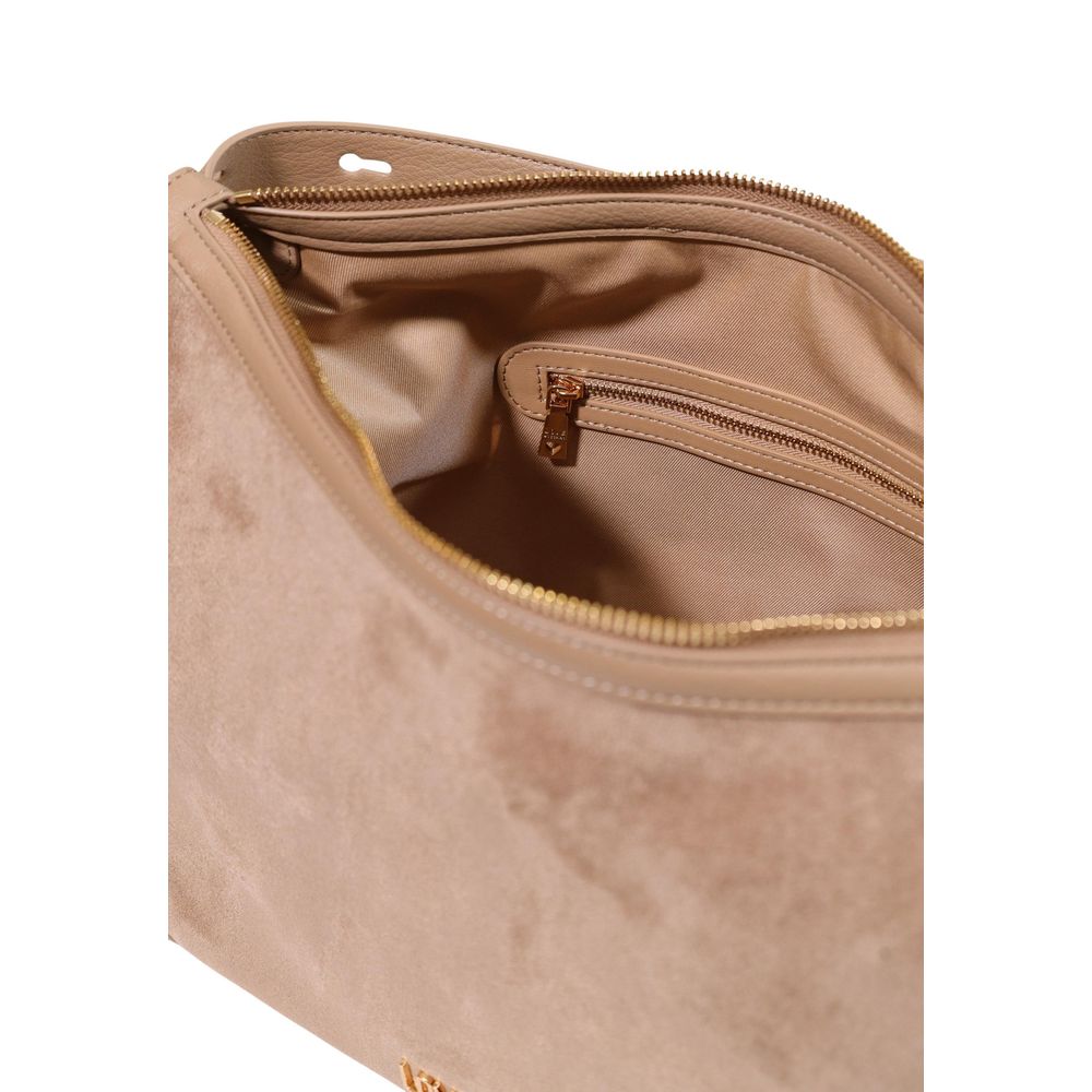 Love Moschino Beige Polyester Handtasche-5