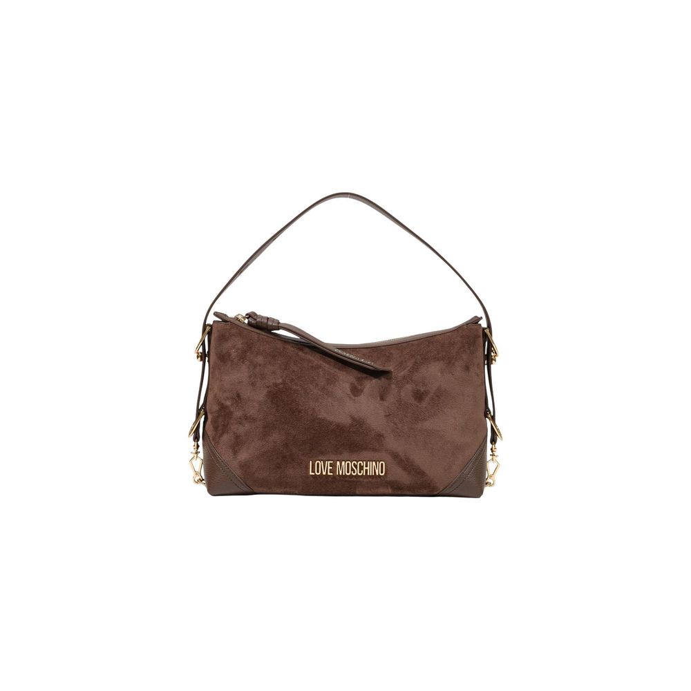 Love Moschino Braune Handtasche aus Polyester-1