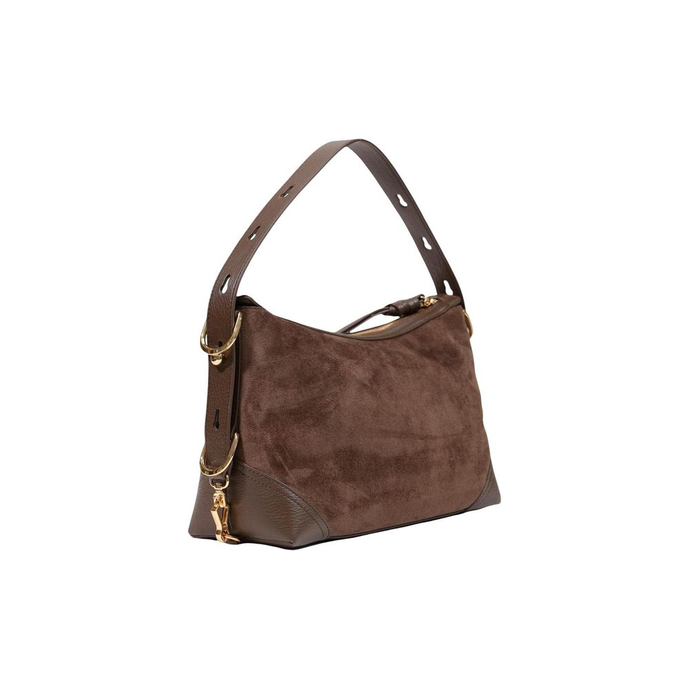 Love Moschino Braune Handtasche aus Polyester-4