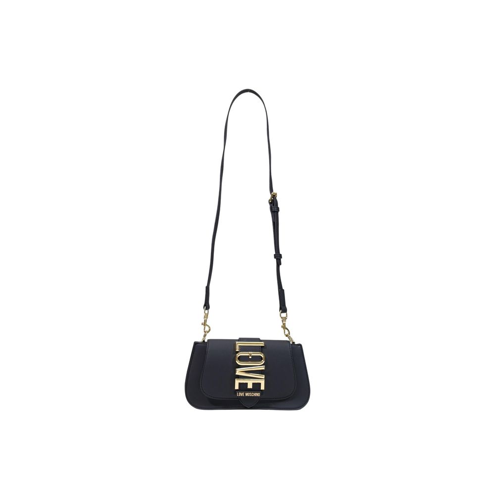 Love Moschino Schwarze Handtasche aus Polyethylen-2