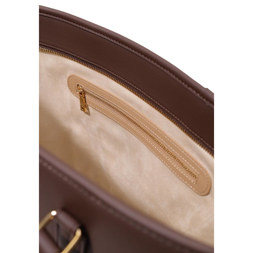 Love Moschino Braune Handtasche aus Polyethylen-5