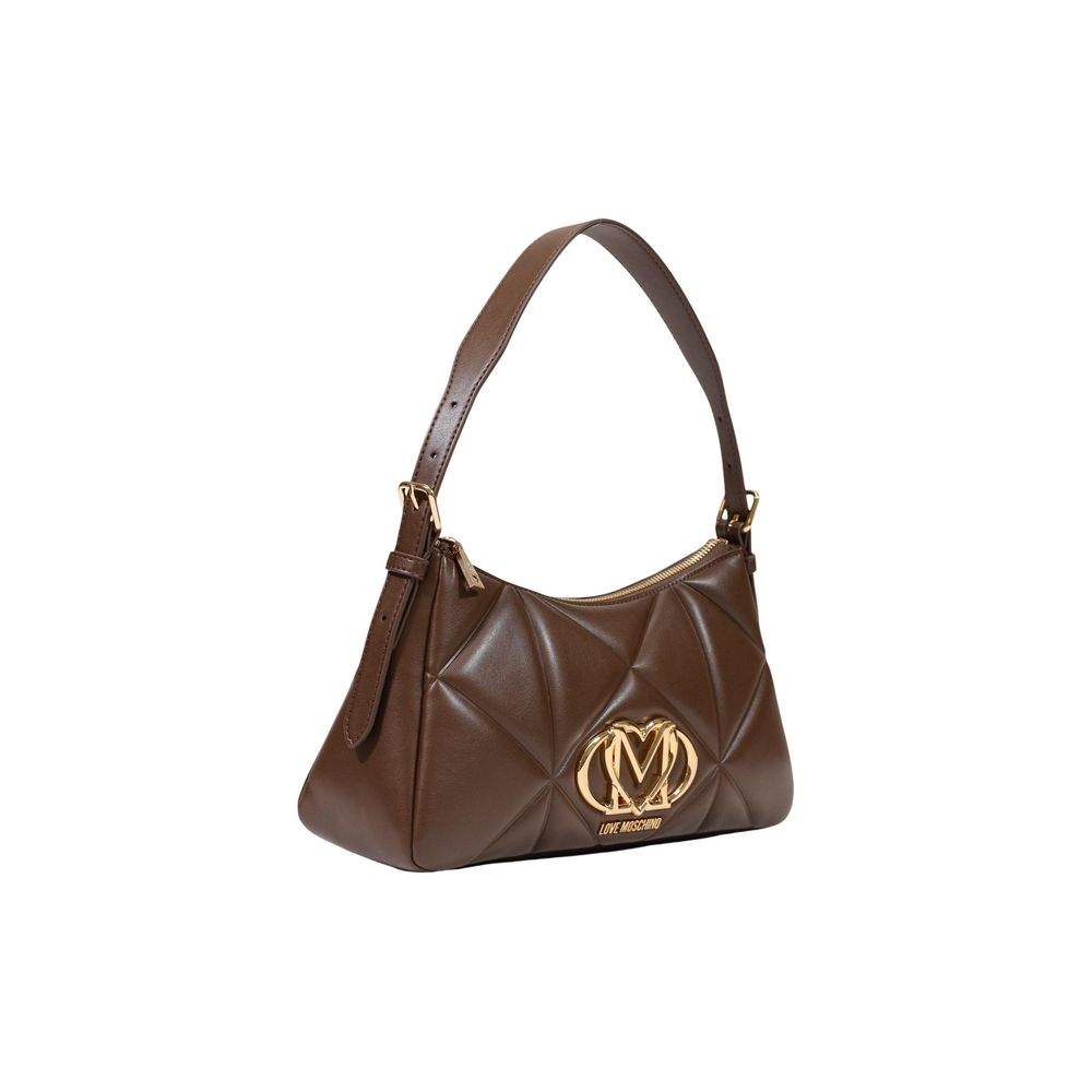 Love Moschino Braune Handtasche aus Polyethylen-2