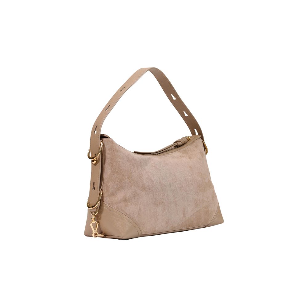 Love Moschino Beige Polyester Handtasche-4