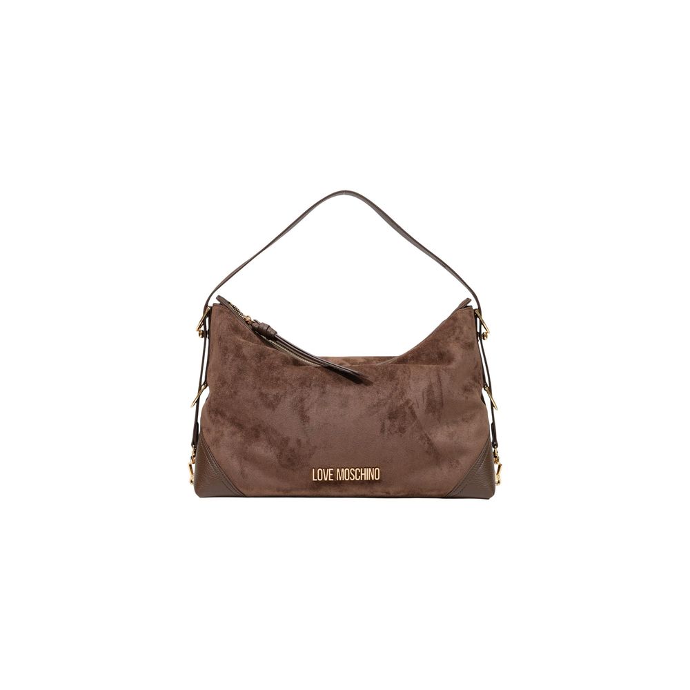 Love Moschino Braune Handtasche aus Polyester-1