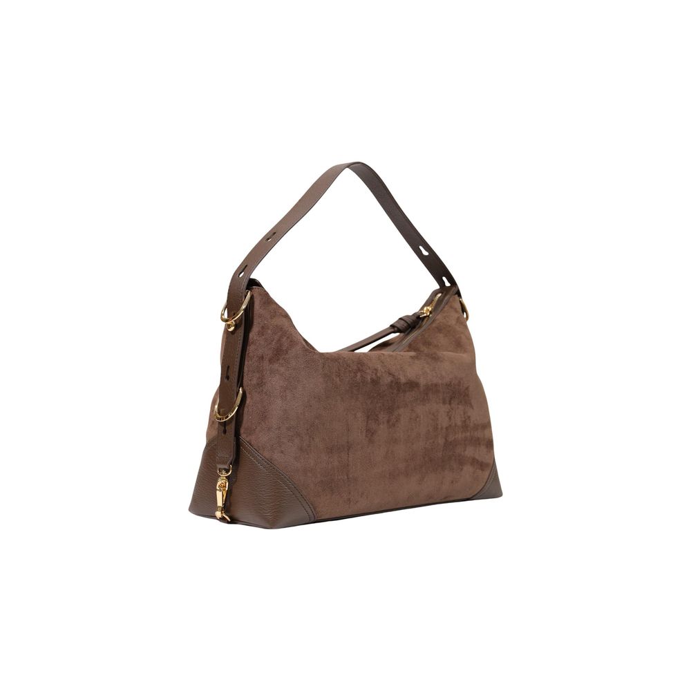 Love Moschino Braune Handtasche aus Polyester-3