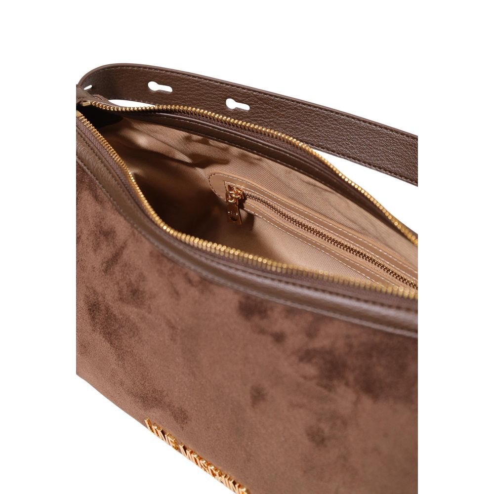Love Moschino Braune Handtasche aus Polyester-5