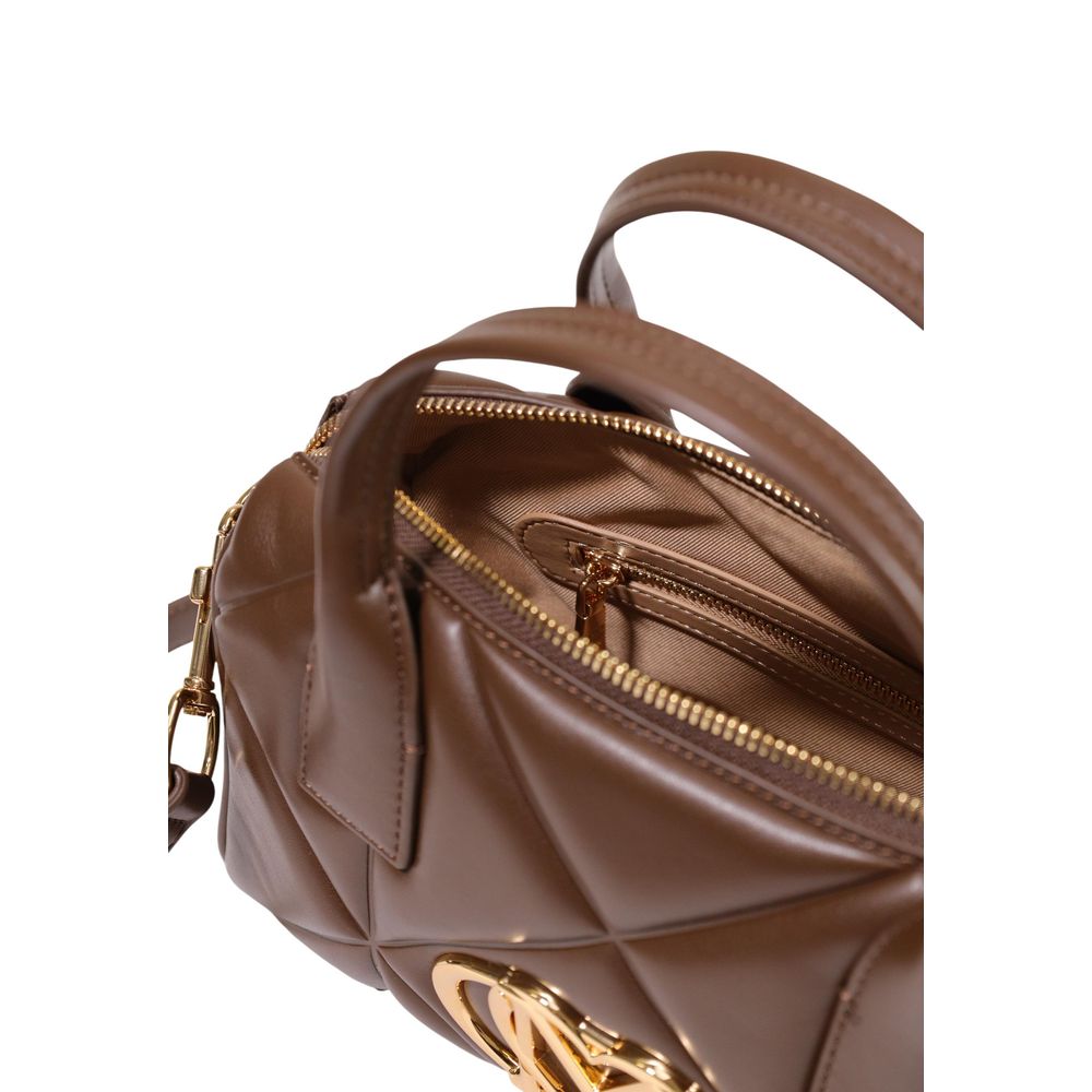 Love Moschino Braune Handtasche aus Polyethylen-5