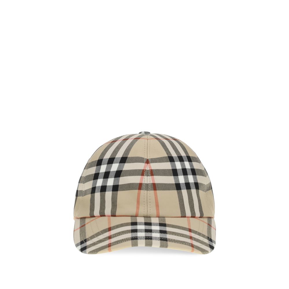 Burberry Beige Baumwollkappe (Baseball Cap)-1