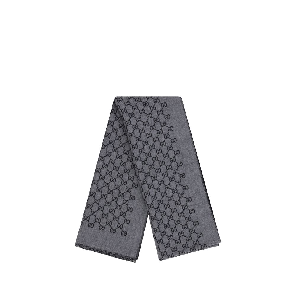 Gucci Grauer Wollschal Oves Aries-2