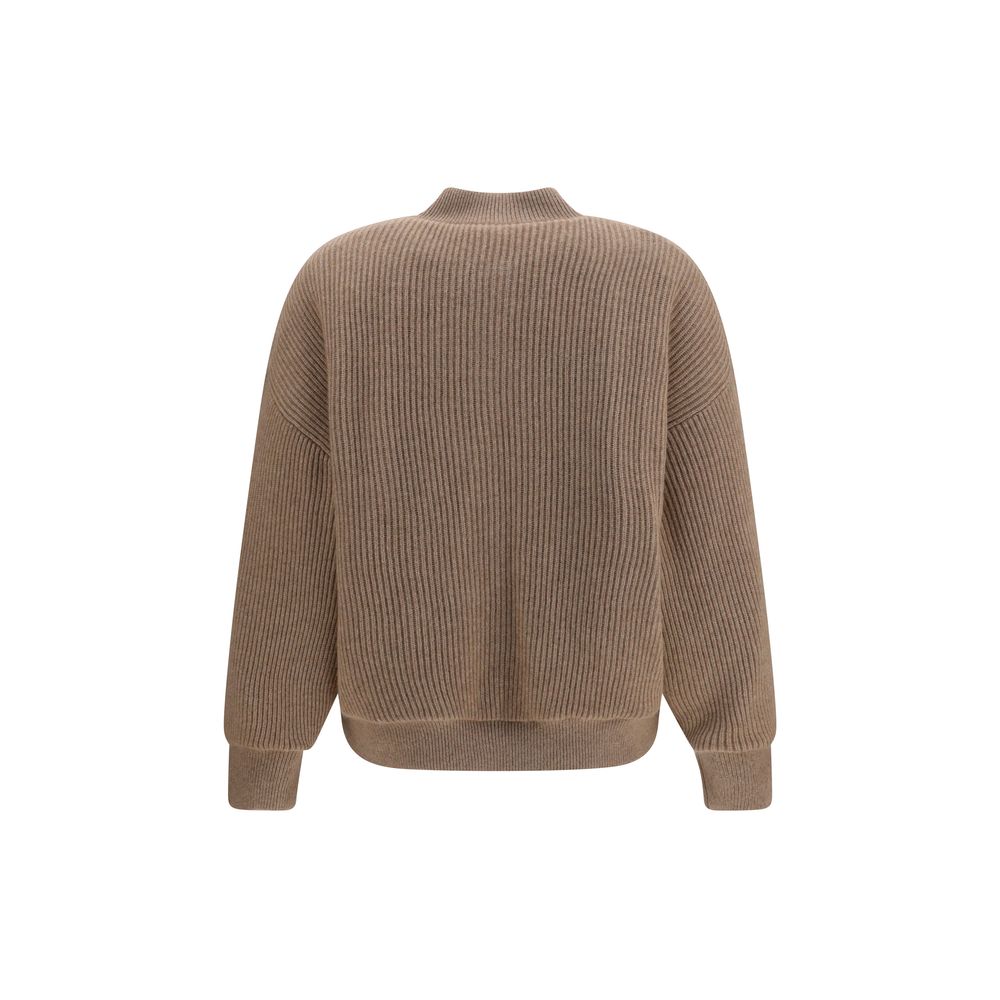 Brunello Cucinelli Beige Kaschmir Bomberjacke-2