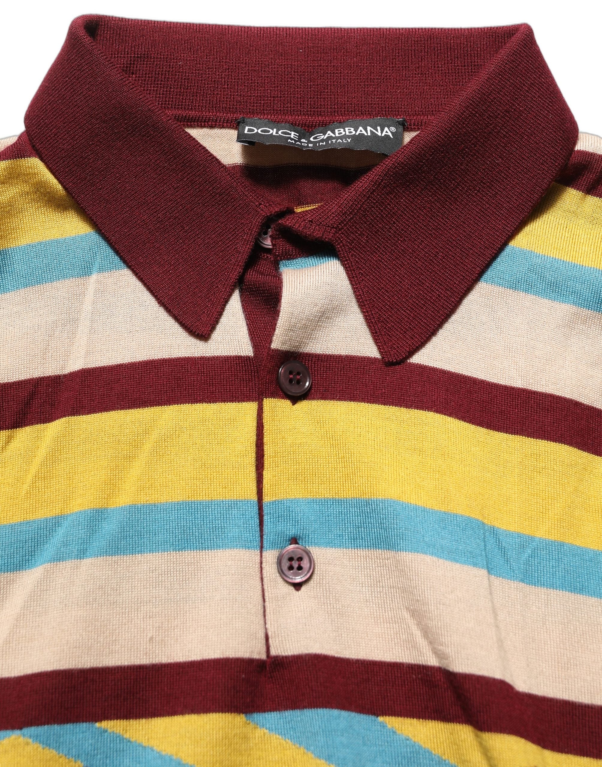 Dolce & Gabbana Mehrfarbiger Pullover aus Kaschmirstrick-1