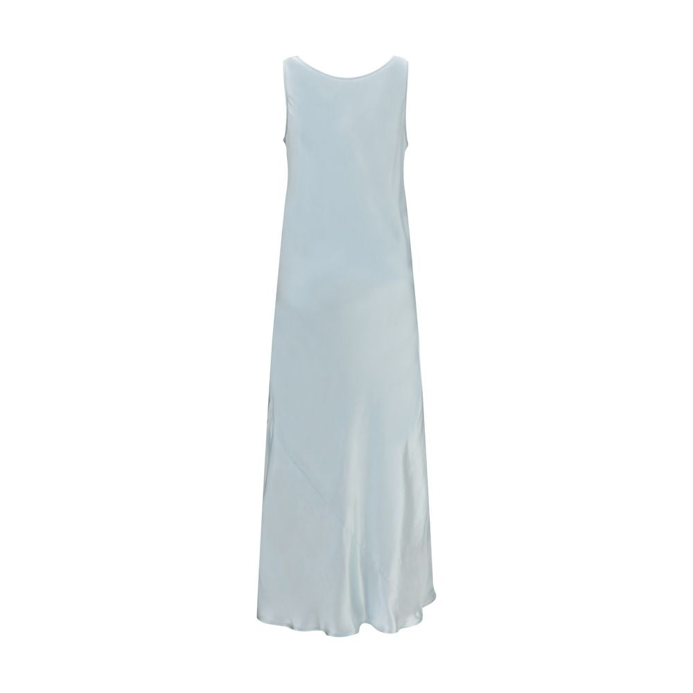 Miu Miu Blaues Viskose-Freizeitkleid-2