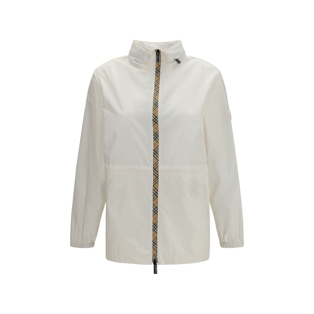 Burberry Weiße Jacke aus Polyamid-1