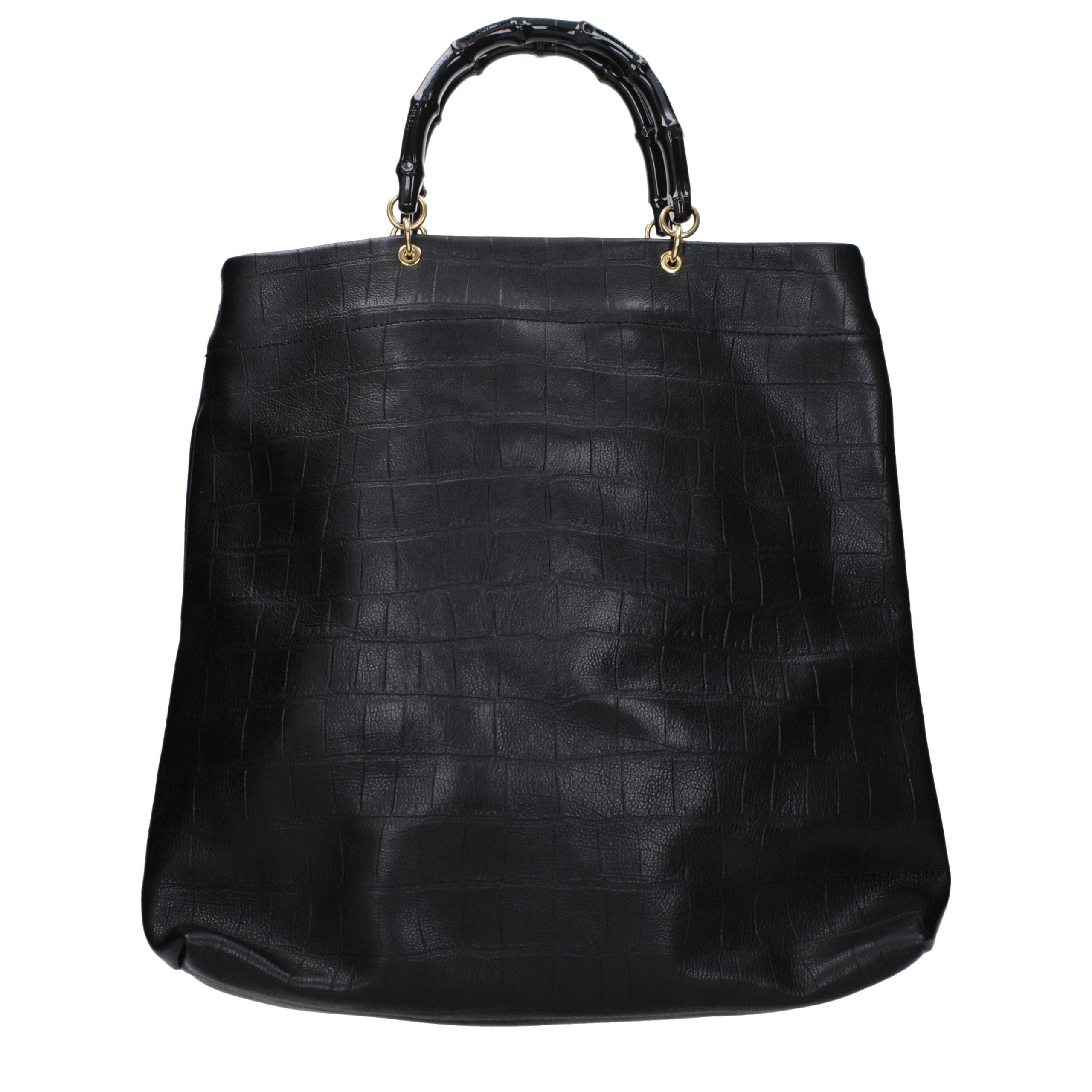 Jil Sander Schwarze Lederhandtasche-3