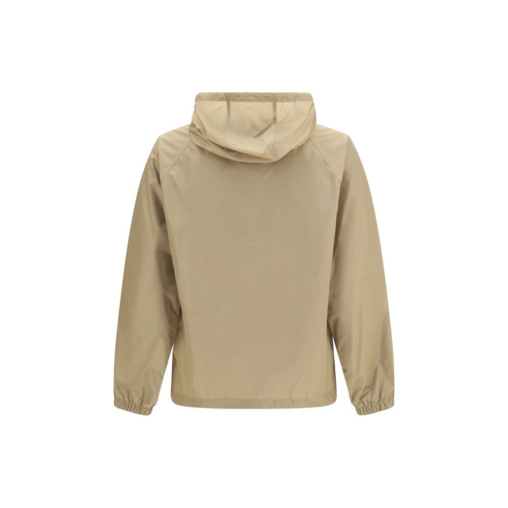 Burberry Beige Nylon Shell Jacke-2