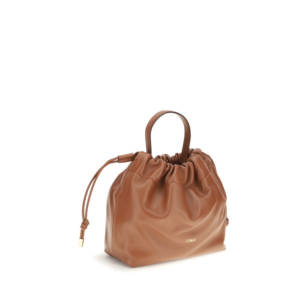 Chloé Braune Lammleder Schultertasche Ovis Aries Aries-2
