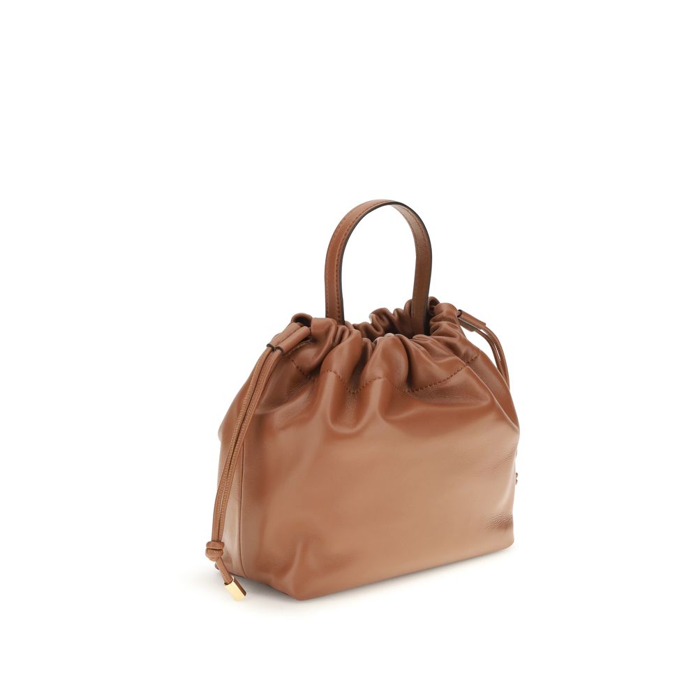 Chloé Braune Lammleder Schultertasche Ovis Aries Aries-3
