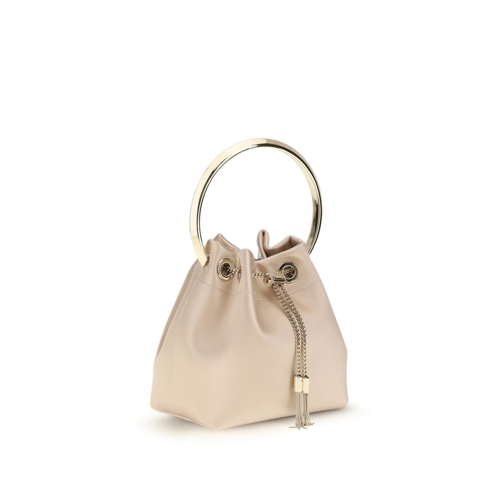 Jimmy Choo Mehrfarbige Seidenhandtasche-2