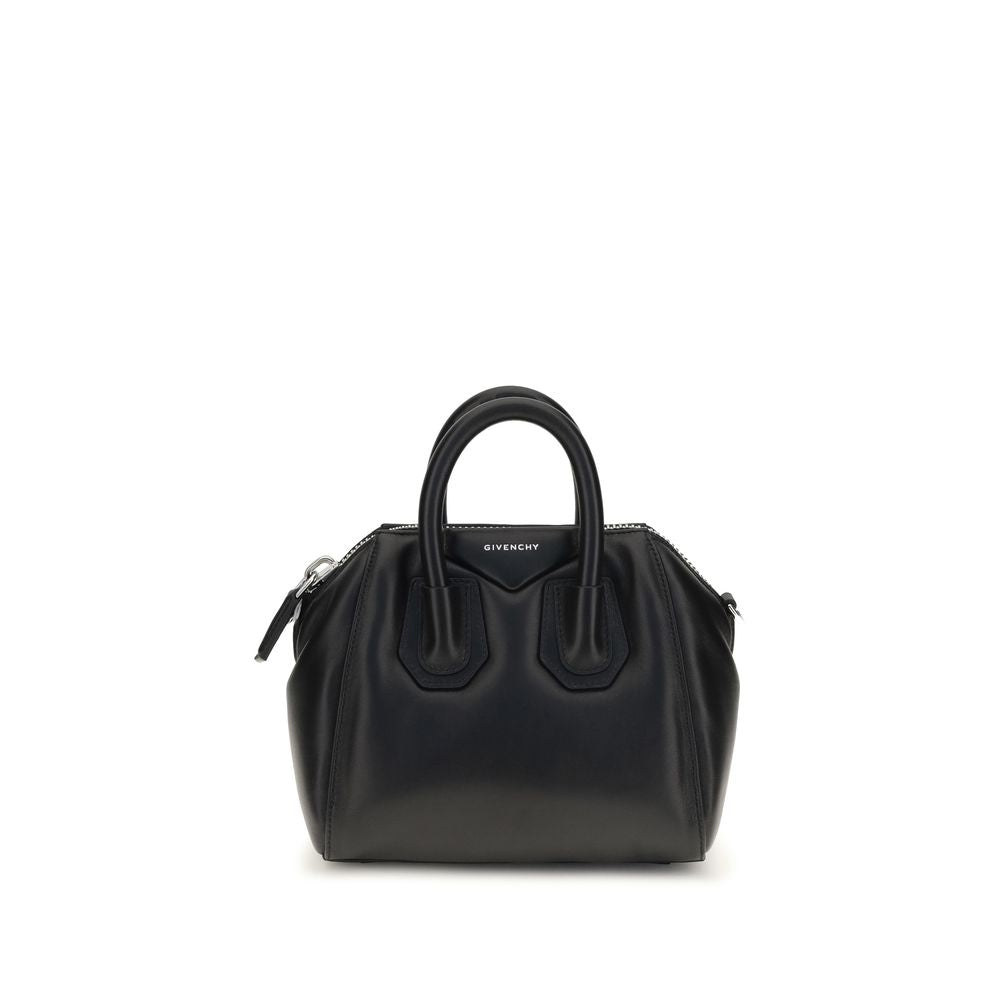 Givenchy Schwarze Lammleder Schultertasche Ovis Aries Aries-1