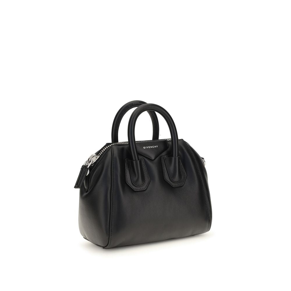 Givenchy Schwarze Lammleder Schultertasche Ovis Aries Aries-2